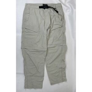 Galyans Outdoor Convertible Nylon Pants Mens Size L Beige